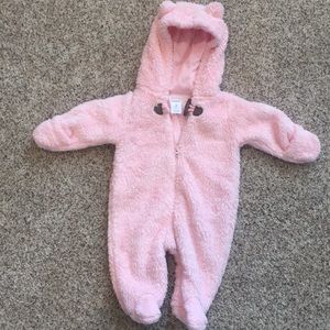 Pink winter body suit!